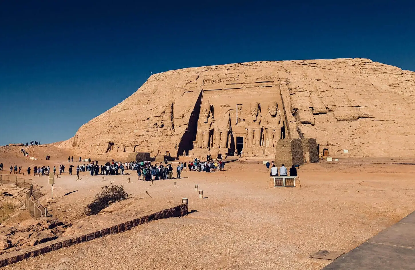 A picture from one of the visits to the wonderful Abu Simbel temple