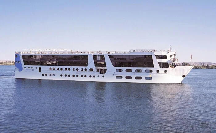 Jaz Celebrity Cruise ship sailing in clear blue waters