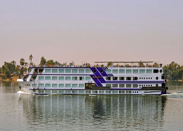 MS Radamis I Cruise ship sailing on the Nile River.