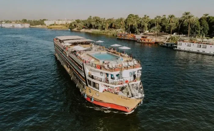 Luxurious cruise experience on the Nile River aboard the Magic II.