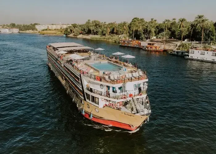 Luxurious cruise experience on the Nile River aboard the Magic II.