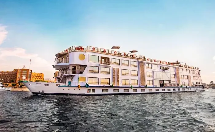 Luxury cruise on the Nile River in Egypt with stunning views.