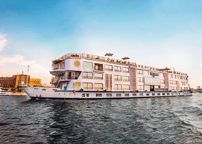 Luxury cruise on the Nile River in Egypt with stunning views.
