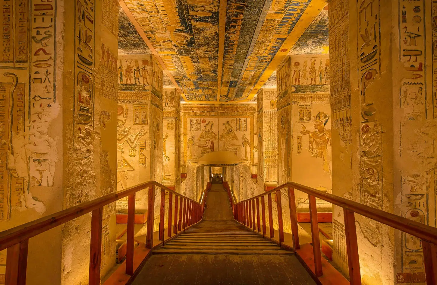 One of the tombs of the Valley of the Kings