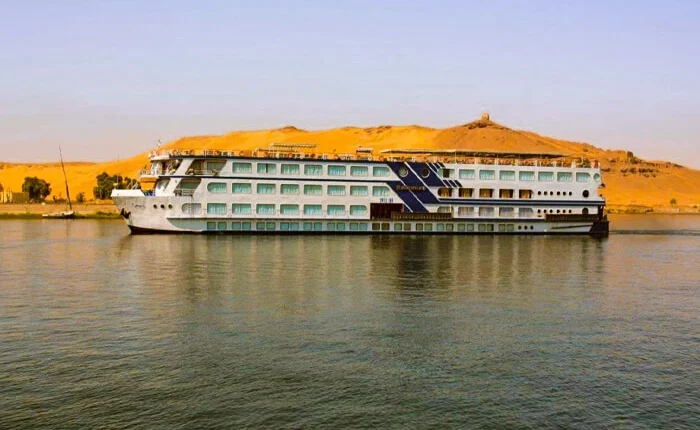 Radamis II Cruise ship sailing on the water